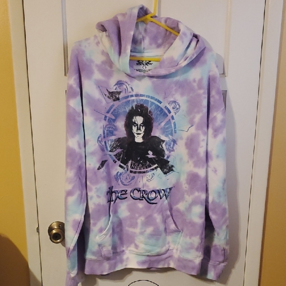 The Crow Pastel Purple Graphic Hoodie